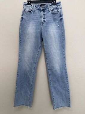 Judy Blue Light Wash High-Rise Straight Leg Jeans
